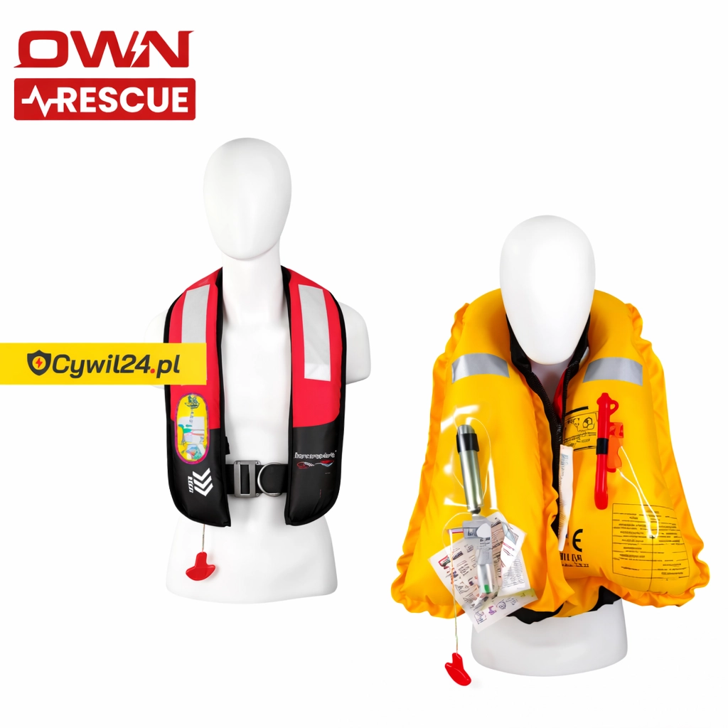 Kamizelka ratunkowa samonadmuchiwana 150N | OWN Rescue OR-K-150