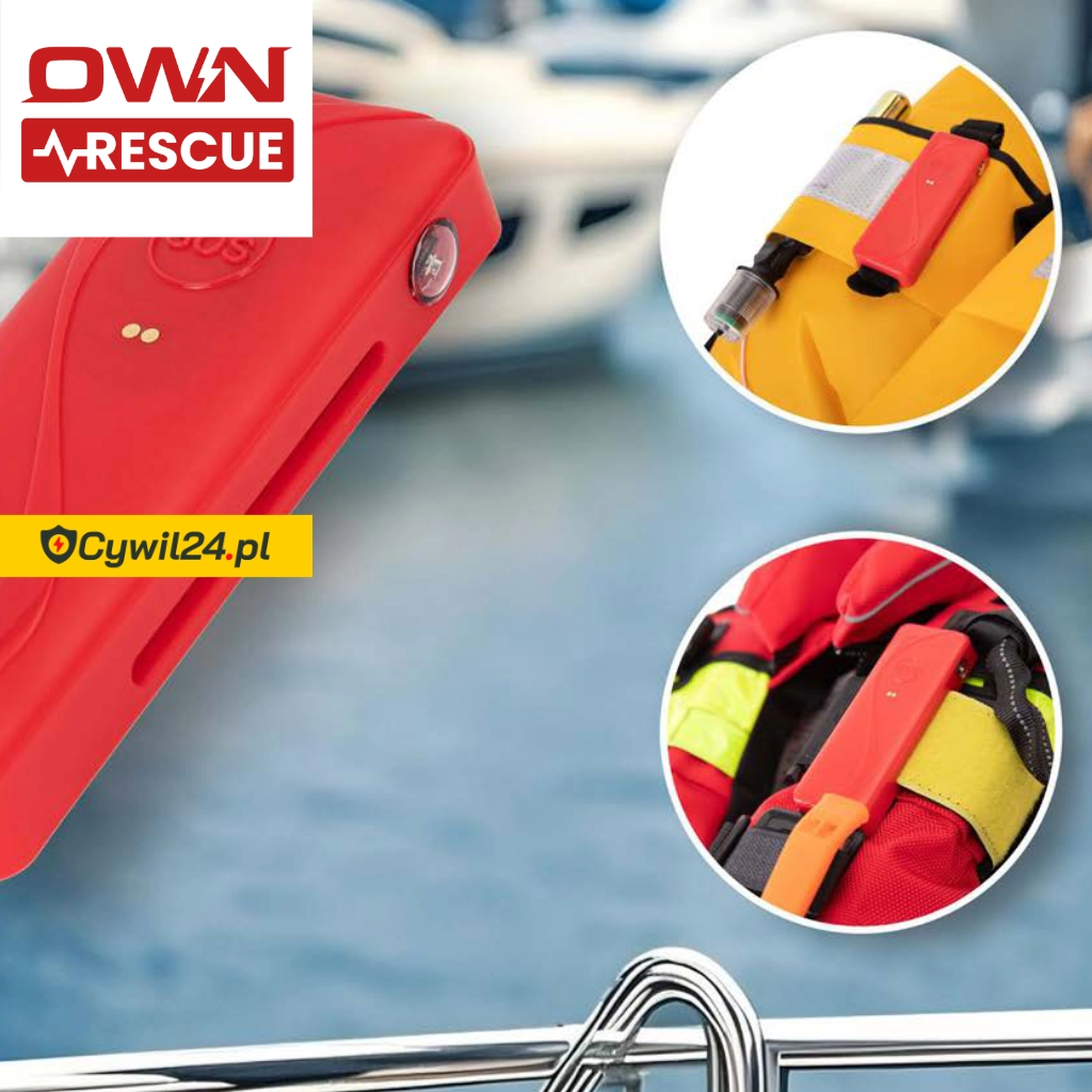 Osobisty sygnalizator ratunkowy GPS/Beidou | OWN Rescue OR-S-10A
