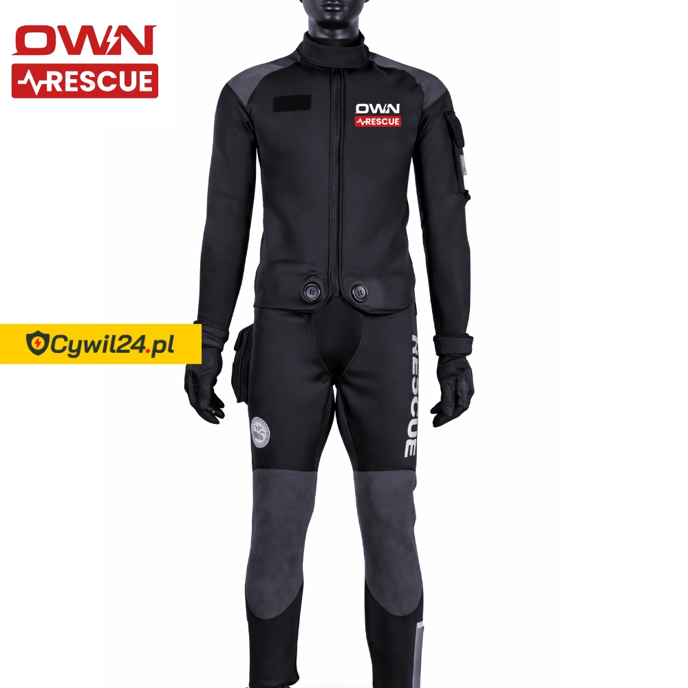 Skafander ratowniczy neoprenowy (dwuczęściowy) | OWN Rescue OR-SK-1400