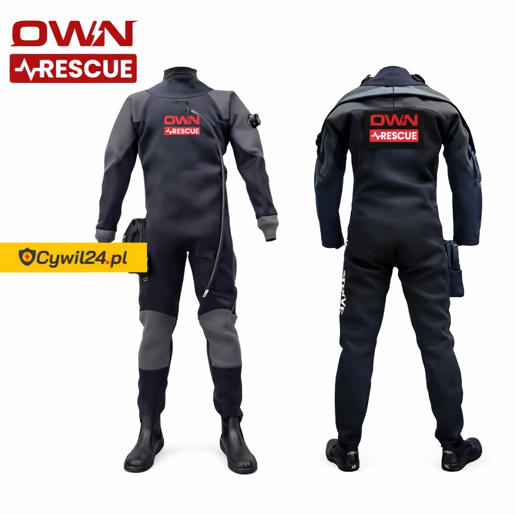 Suchy skafander nurkowy neoprenowy | OWN Rescue OR-SS-5N